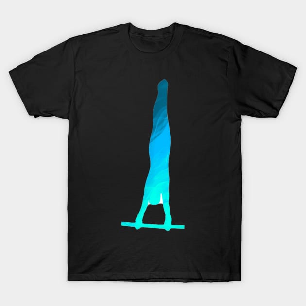 A gymnast on bars T-Shirt by artsyreader